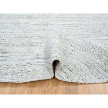 Modern and Contemporary Wool Hand Loomed Rug Ivory No Border 11.10X11.10 -O064796