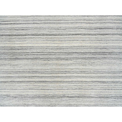 Modern and Contemporary Wool Hand Loomed Rug Grey No Border 5.10X5.10 -O064984