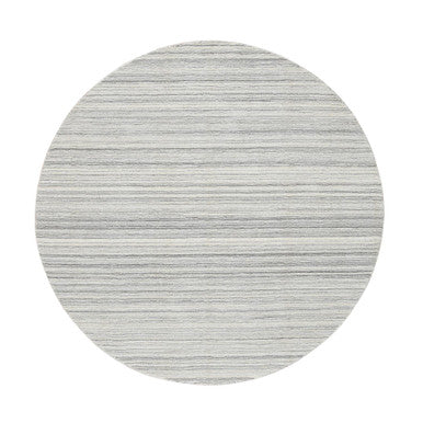 Modern and Contemporary Wool Hand Loomed Rug Grey No Border 6.0X6.0 -O064985