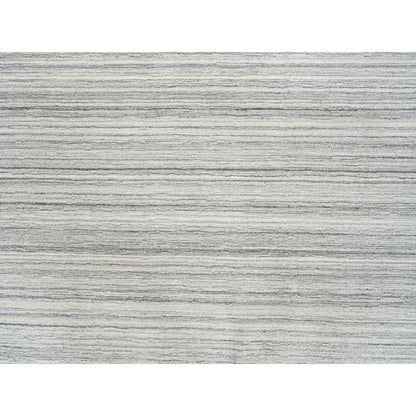 Modern and Contemporary Wool Hand Loomed Rug Grey No Border 6.0X6.0 -O064986