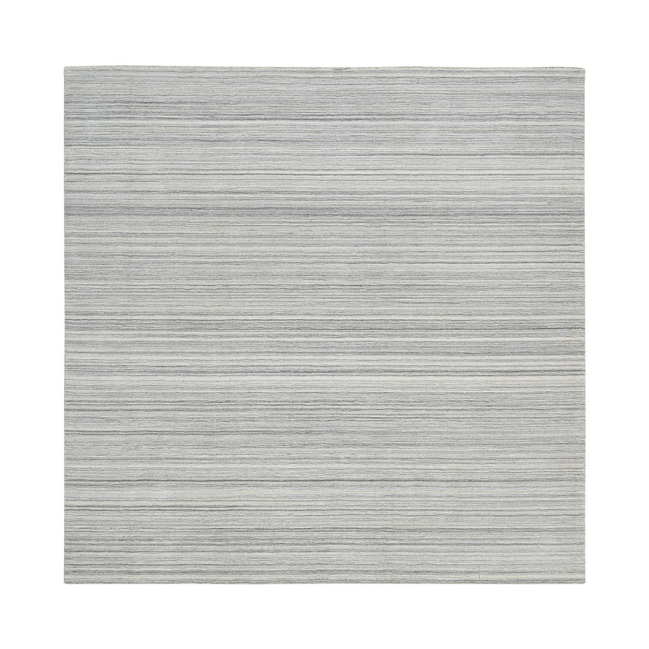 Gray 8'1" x 8'0" Modern and Contemporary Handloom Wool Rug - Sku: O064990