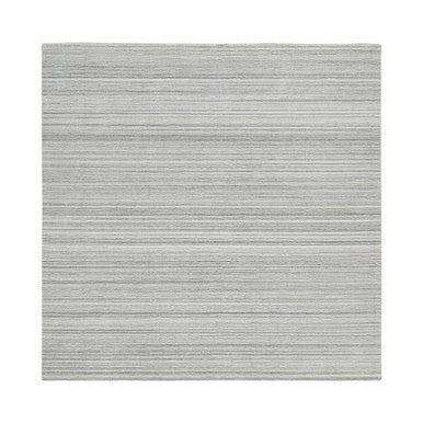 Modern and Contemporary Wool Hand Loomed Rug Grey No Border 8.1X8.0 -O064990