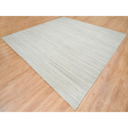 Modern and Contemporary Wool Hand Loomed Rug Ivory 12.1X12.0  -O064994