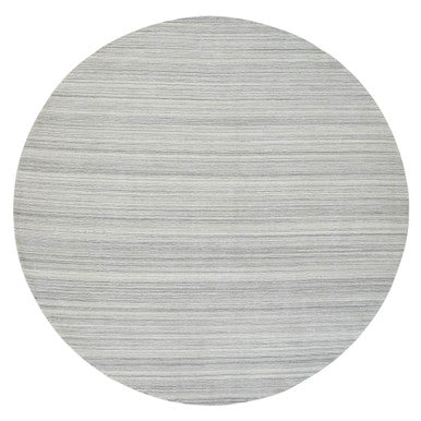 Modern and Contemporary Wool Hand Loomed Rug Grey No Border 12.0X12.0 -O064995