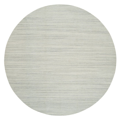 Modern and Contemporary Wool Hand Loomed Rug Ivory No Border 12.1X12.1 -O065000