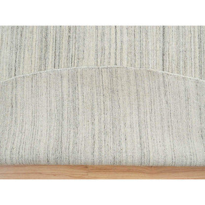 Modern and Contemporary Wool Hand Loomed Rug Ivory No Border 12.1X12.1 -O065000