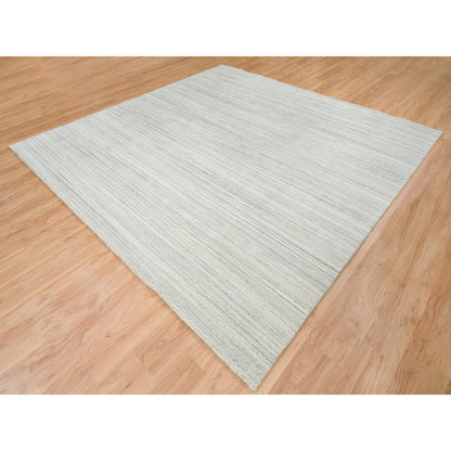 Modern and Contemporary Wool Hand Loomed Rug Ivory No Border 10.0X10.0 -O065006