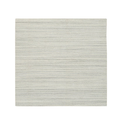 Modern and Contemporary Wool Hand Loomed Rug Ivory No Border 6.2X6.0 -O065010