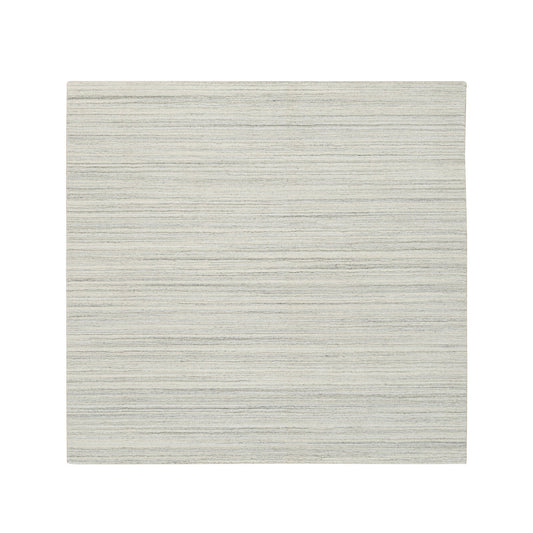 Modern and Contemporary Wool Hand Loomed Rug Ivory No Border 6.2X6.1 -O065011
