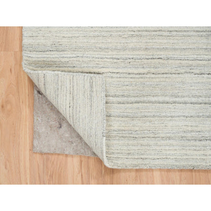 Modern and Contemporary Wool Hand Loomed Rug Ivory No Border 6.2X6.1 -O065011