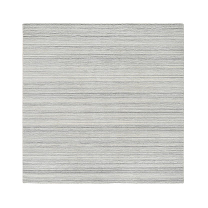 Modern and Contemporary Wool Hand Loomed Rug Grey No Border 6.1X6.1 -O065012