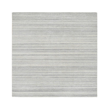 Modern and Contemporary Wool Hand Loomed Rug Grey No Border 6.1X6.1 -O065012