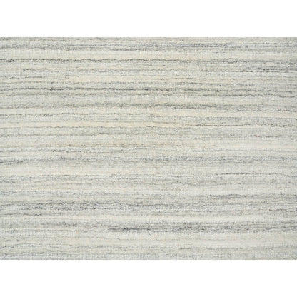 Modern and Contemporary Wool Hand Loomed Rug Ivory No Border 6.1X6.1 -O065014