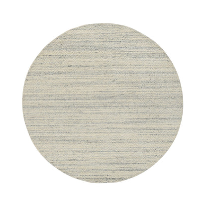 Modern and Contemporary Wool Hand Loomed Rug Beige No Border 5.10X5.10 -O065024