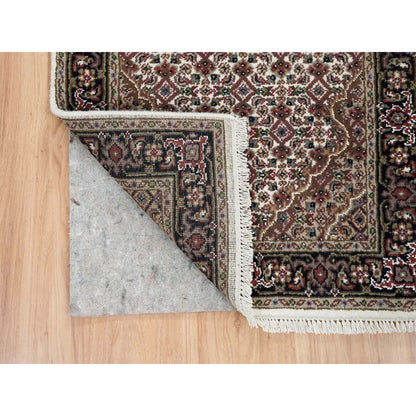 Fine Oriental Wool Hand Knotted Rug Ivory No Border 2.5X14.3 -O065114