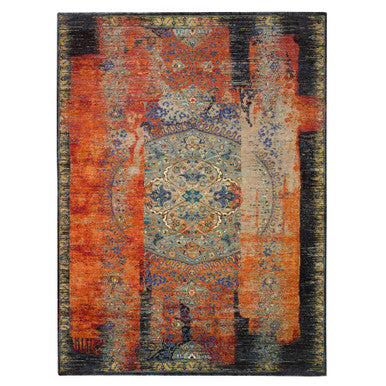 Transitional Wool Hand Knotted Rug Red No Border 9.0X12.1 -O065171