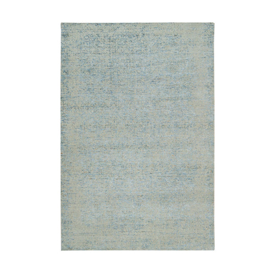 Modern and Contemporary Wool & Silk Hand Loomed Rug Grey No Border 5.10X9.0 -O065196