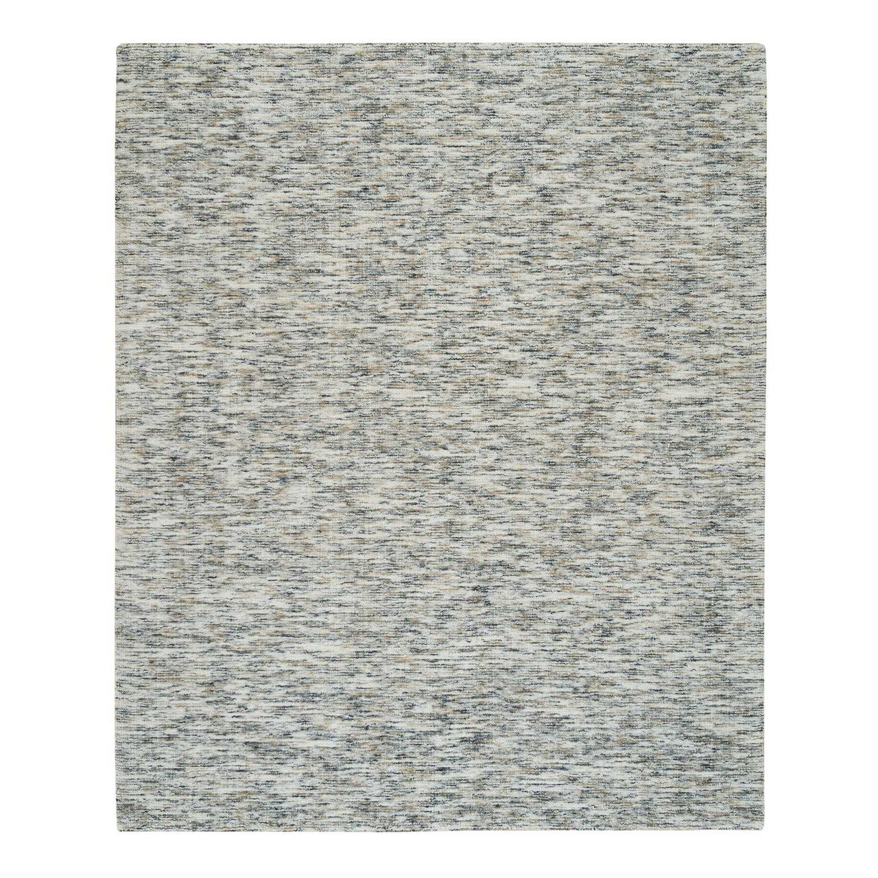 Beige 8'3" x 10'0" Modern and Contemporary Handloom Wool Rug - Sku: O065233