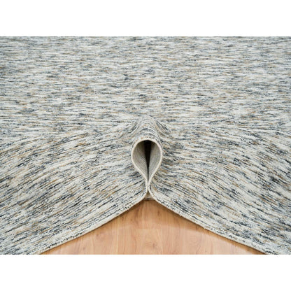 Modern and Contemporary Wool Hand Loomed Rug Beige No Border 8.3X10.0 -O065233