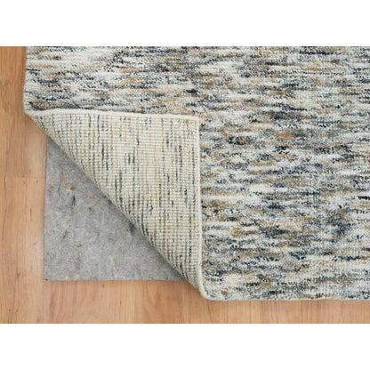 Modern and Contemporary Wool Hand Loomed Rug Beige No Border 12.2X15.0 -O065236