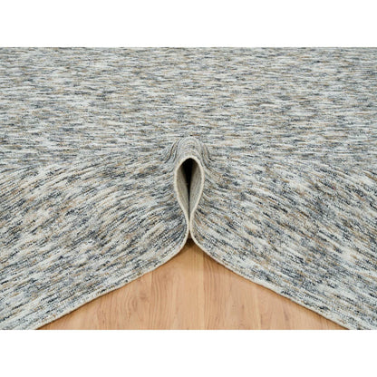 Modern and Contemporary Wool Hand Loomed Rug Beige No Border 12.2X15.0 -O065236