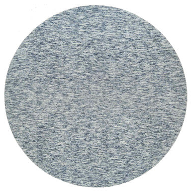 Modern and Contemporary Wool Hand Loomed Rug Blue No Border 12.0X12.0 -O065239