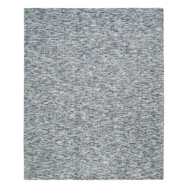 Modern and Contemporary Wool Hand Loomed Rug Blue No Border 8.1X10.0 -O065241