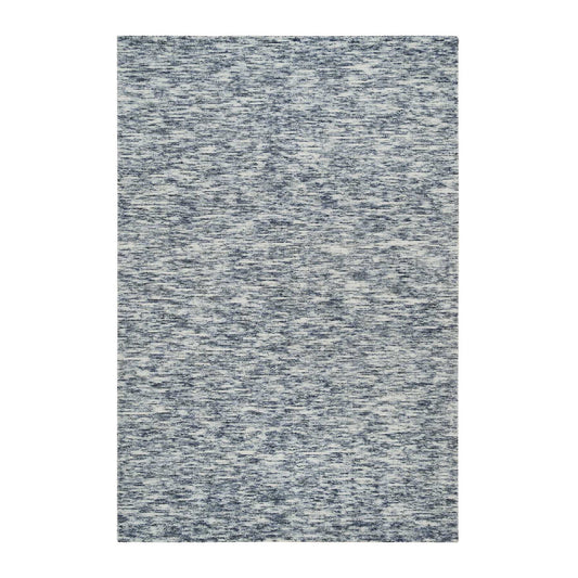 Modern and Contemporary Wool Hand Loomed Rug Blue No Border 6.1X9.1 -O065249