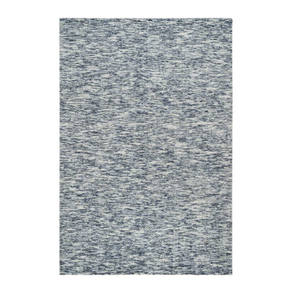 Modern and Contemporary Wool Hand Loomed Rug Blue No Border 6.1X9.1 -O065250