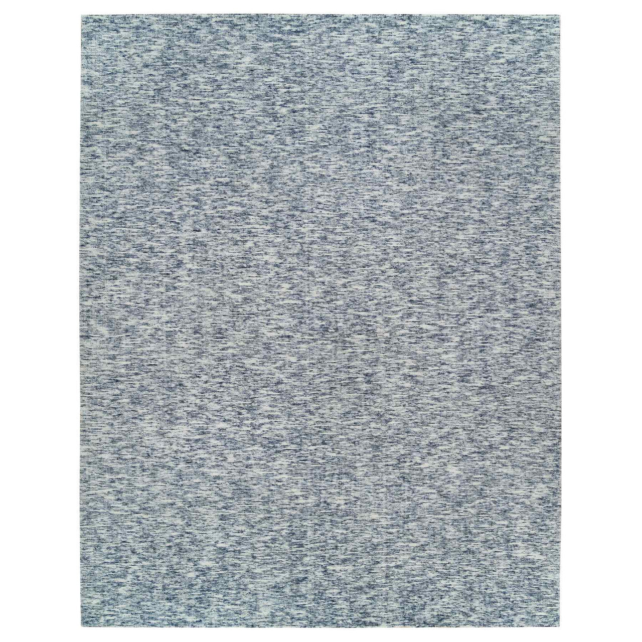 Blue 12'2" x 15'0" Modern and Contemporary Handloom Wool Rug - Sku: O065251