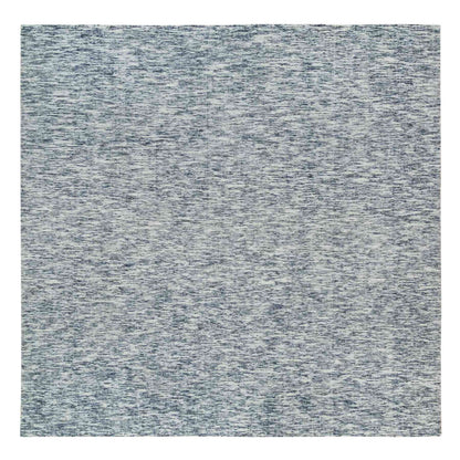Modern and Contemporary Wool Hand Loomed Rug Blue No Border 12.0X12.0 -O065252