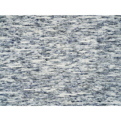 Modern and Contemporary Wool Hand Loomed Rug Blue No Border 6.0X6.0 -O065254