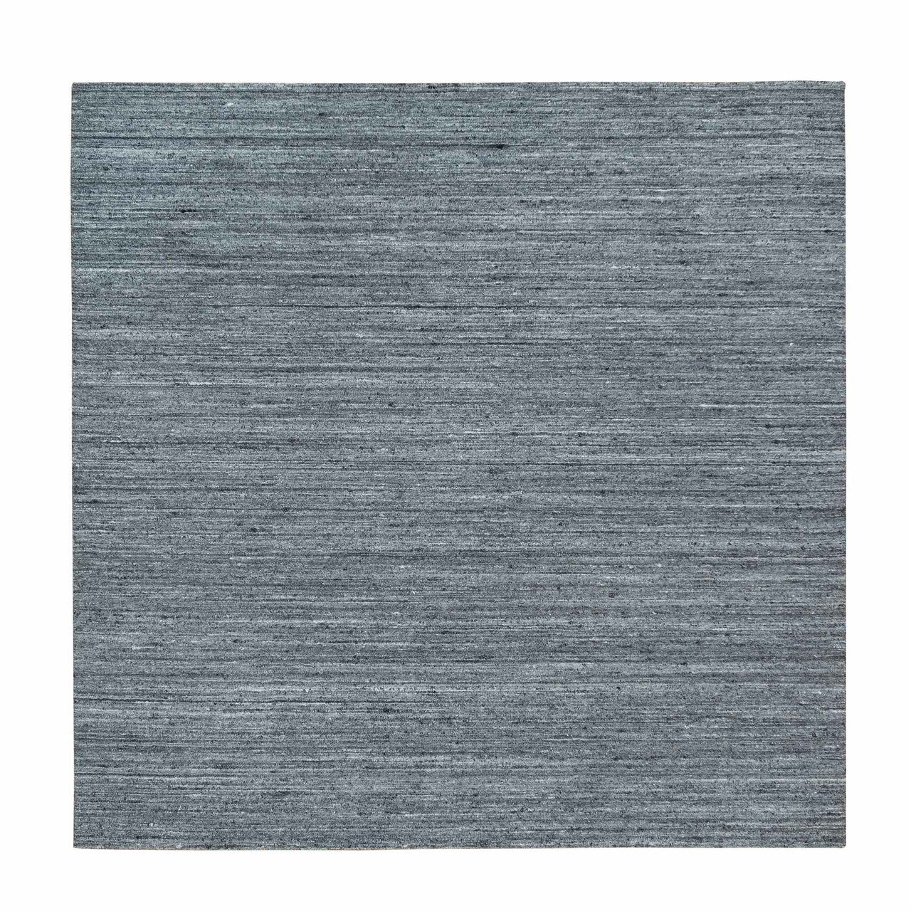 Gray 8'1" x 8'0" Modern and Contemporary Handloom Wool Rug - Sku: O065416