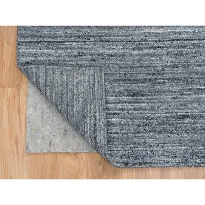 Modern and Contemporary Wool Hand Loomed Rug Grey No Border 8.1X8.0 -O065416