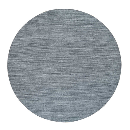 Modern and Contemporary Wool Hand Loomed Rug Grey No Border 12.0X12.0 -O065417