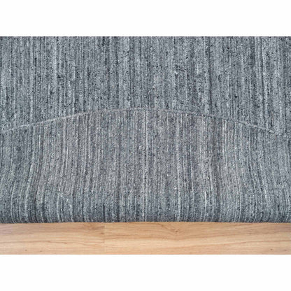 Modern and Contemporary Wool Hand Loomed Rug Grey No Border 12.0X12.0 -O065417