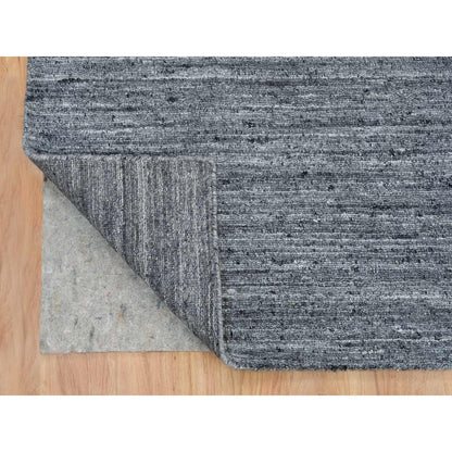 Modern and Contemporary Wool Hand Loomed Rug Grey No Border 10.3X14.0 -O065421