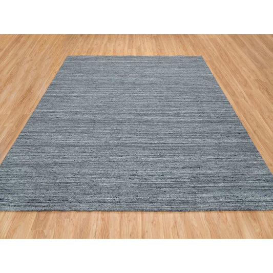 Modern and Contemporary Wool Hand Loomed Rug Grey No Border 10.1X10.0 -O065422