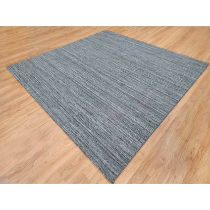 Modern and Contemporary Wool Hand Loomed Rug Grey No Border 10.1X10.0 -O065422