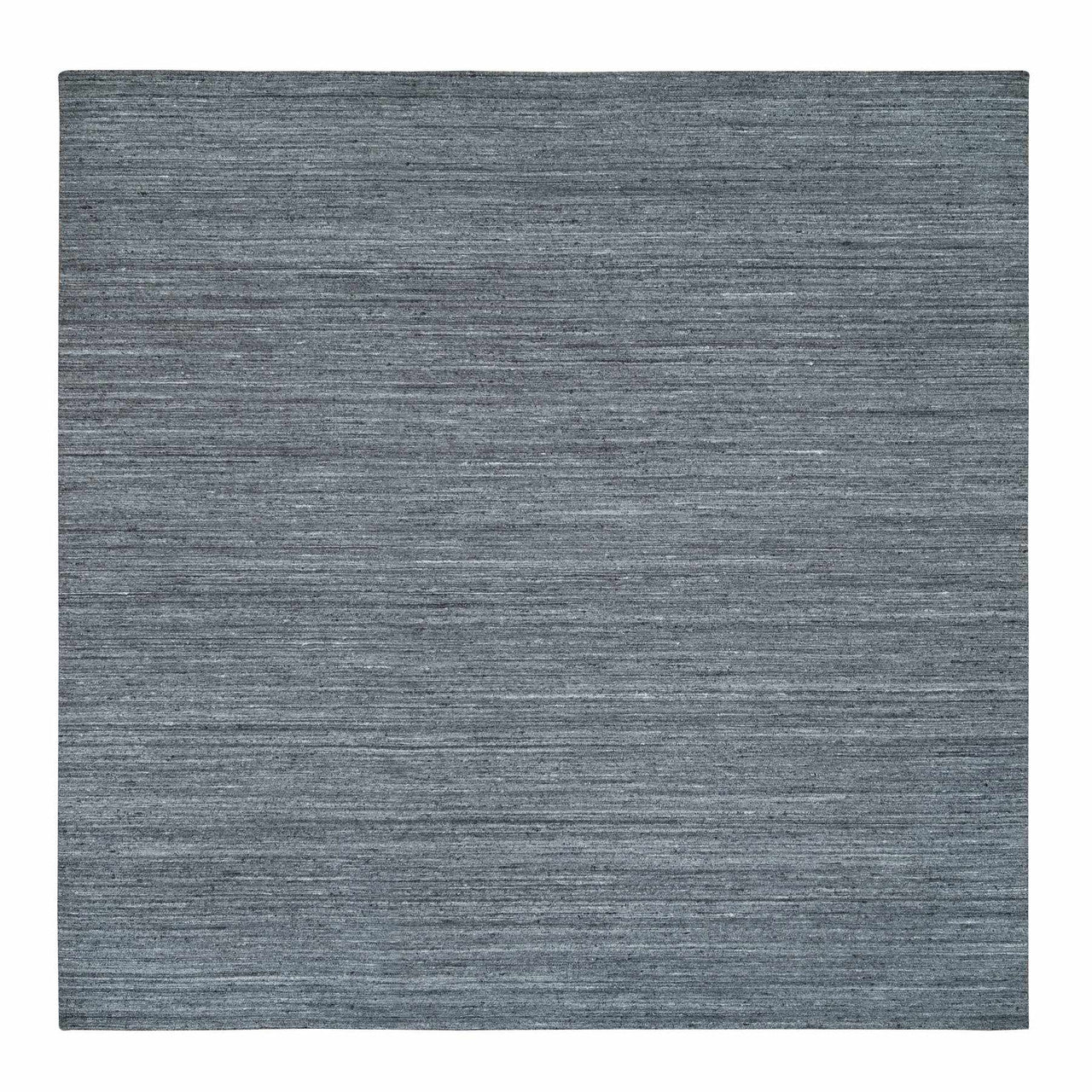 Gray 12'0" x 12'0" Modern and Contemporary Handloom Wool Rug - Sku: O065424
