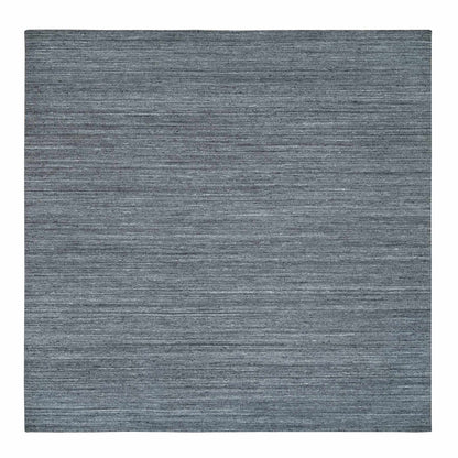 Modern and Contemporary Wool Hand Loomed Rug Grey No Border 12.0X12.0 -O065424