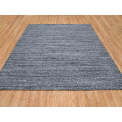 Modern and Contemporary Wool Hand Loomed Rug Grey No Border 12.0X12.0 -O065424