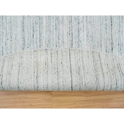 Modern and Contemporary Wool Hand Loomed Rug Ivory No Border 12.0X12.0 -O065426