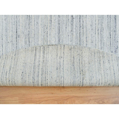 Modern and Contemporary Wool Hand Loomed Rug Ivory No Border 10.0X10.0 -O065431