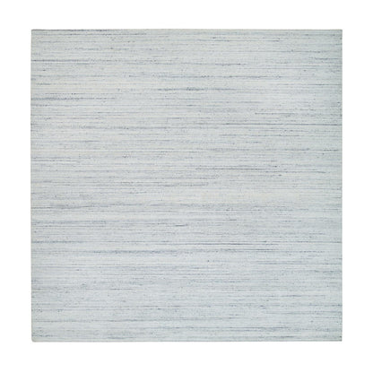 Modern and Contemporary Wool Hand Loomed Rug Ivory No Border 10.0X10.2 -O065435