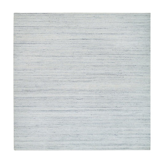 Modern and Contemporary Wool Hand Loomed Rug Ivory No Border 10.0X10.2 -O065435