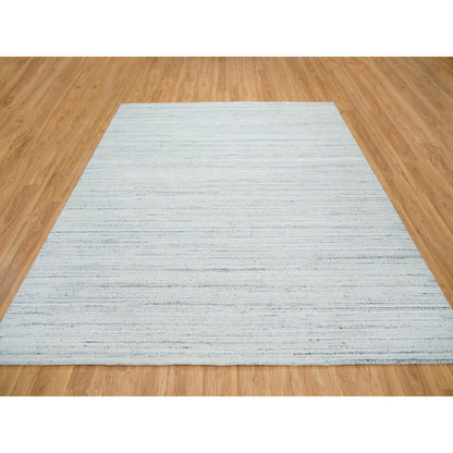 Modern and Contemporary Wool Hand Loomed Rug Ivory No Border 10.0X10.2 -O065435