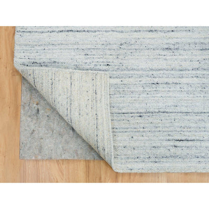 Modern and Contemporary Wool Hand Loomed Rug Ivory No Border 10.0X10.2 -O065435