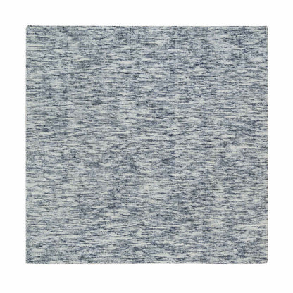 Modern and Contemporary Wool Hand Loomed Rug Blue No Border 6.1X6.0 -O065437