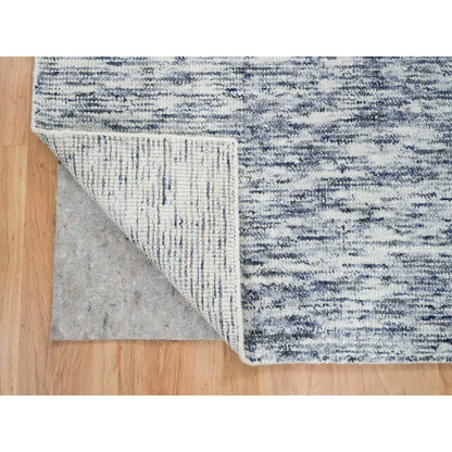 Modern and Contemporary Wool Hand Loomed Rug Blue No Border 6.1X6.0 -O065437